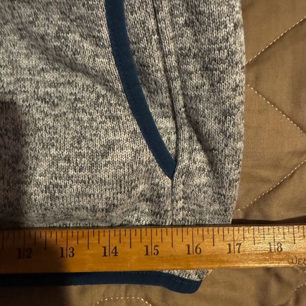 Simply Southern Women's Gray Crab Knit Snap Pullover Pockets SMALL Long Sleeve - Picture 9 of 14
